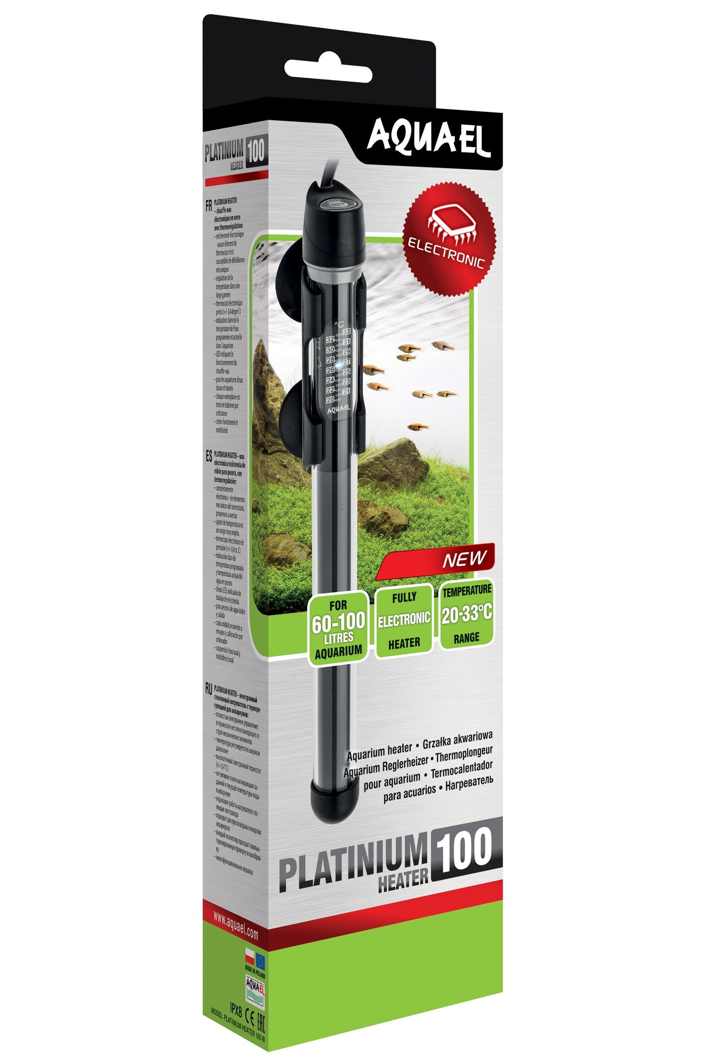 AQUAEL - Calentador Platinium Heater 100W