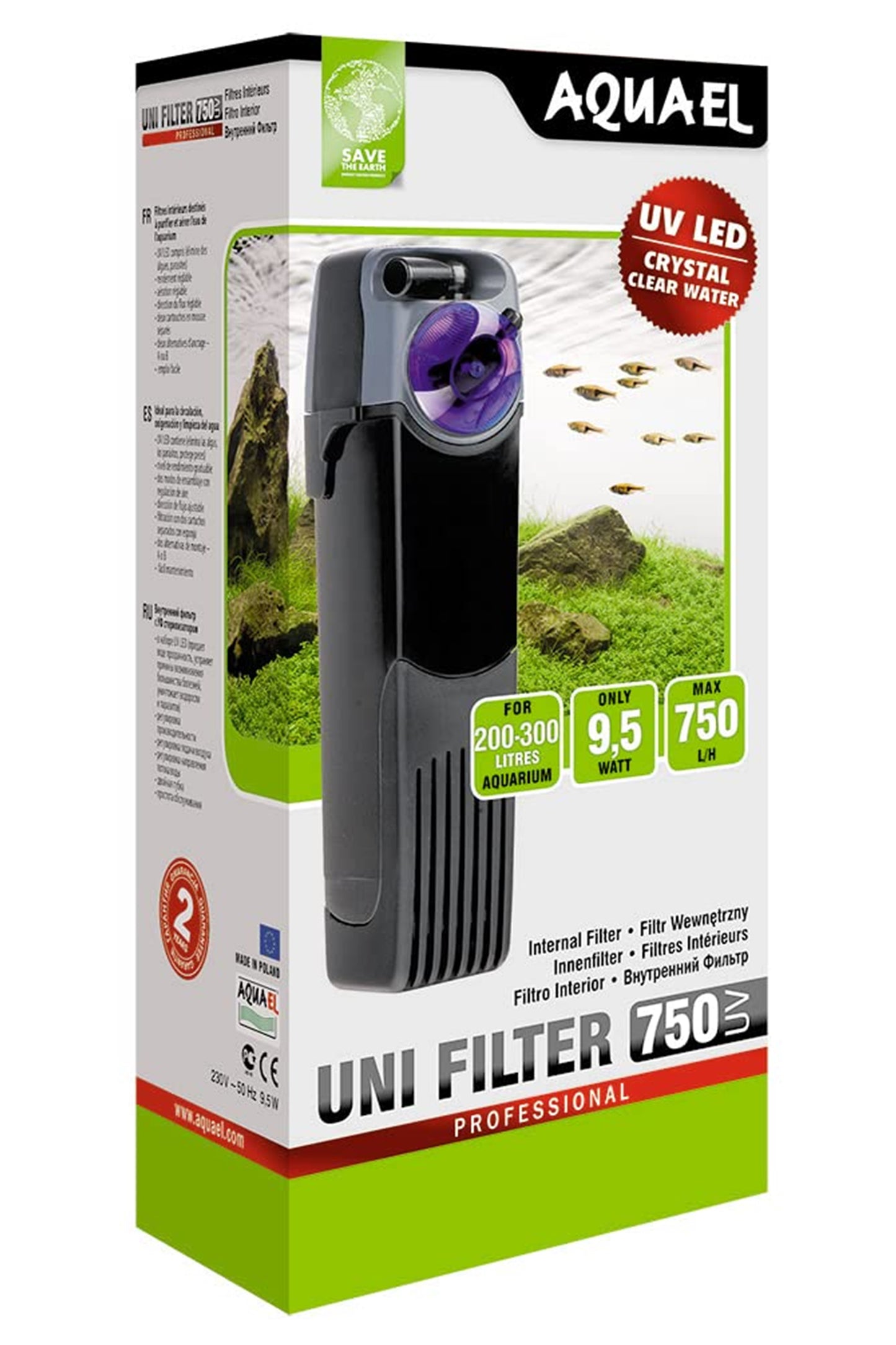 AQUAEL - Uni Filter 750 UV