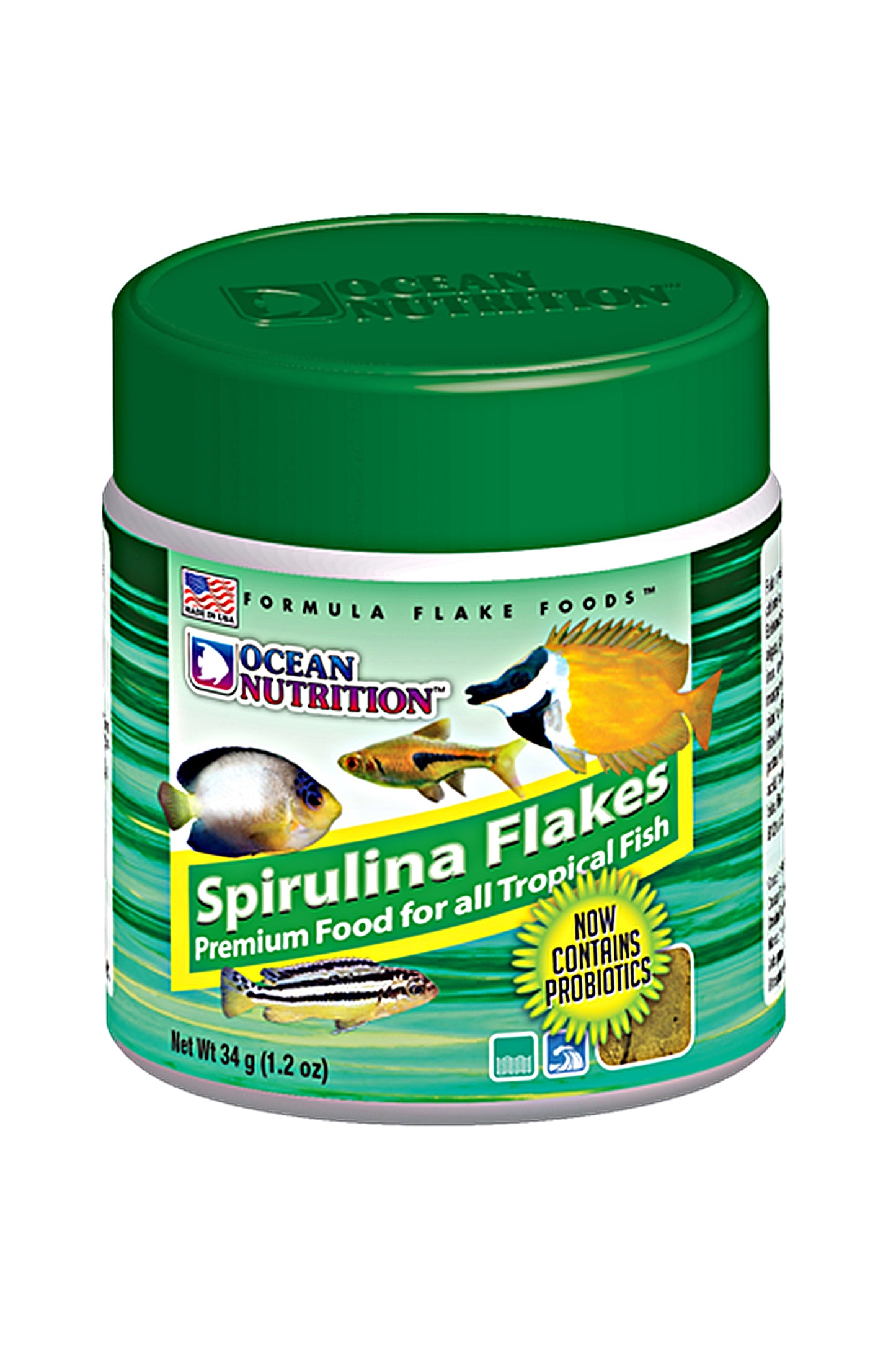 Ocean Nutrition - Flocos de Espirulina 34 gr.