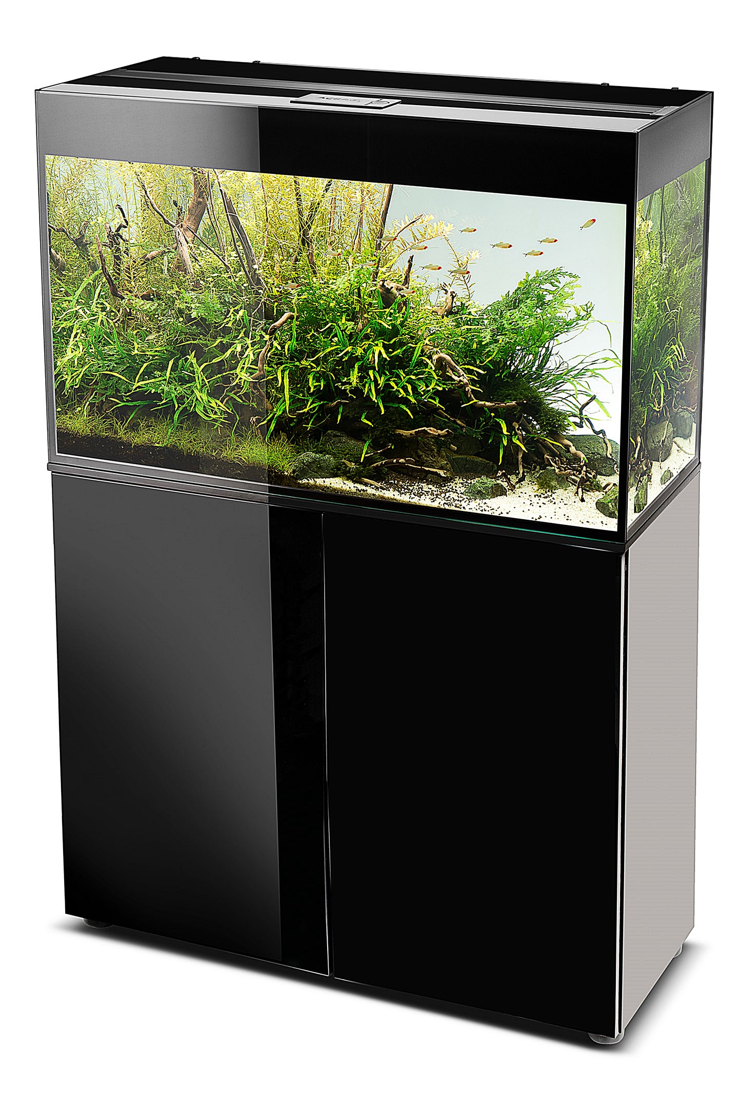 Acuario con mueble AQUAEL GLOSSY 80 BLACK de 125 litros