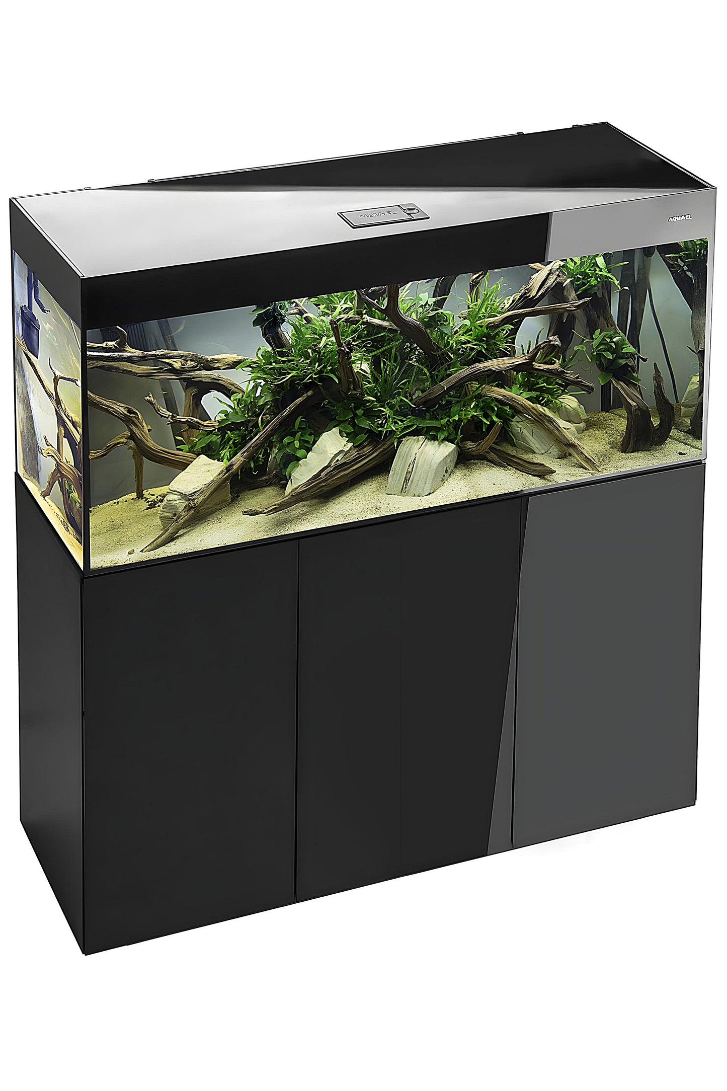 Acuario con mueble AQUAEL GLOSSY 150 BLACK de 405 litros