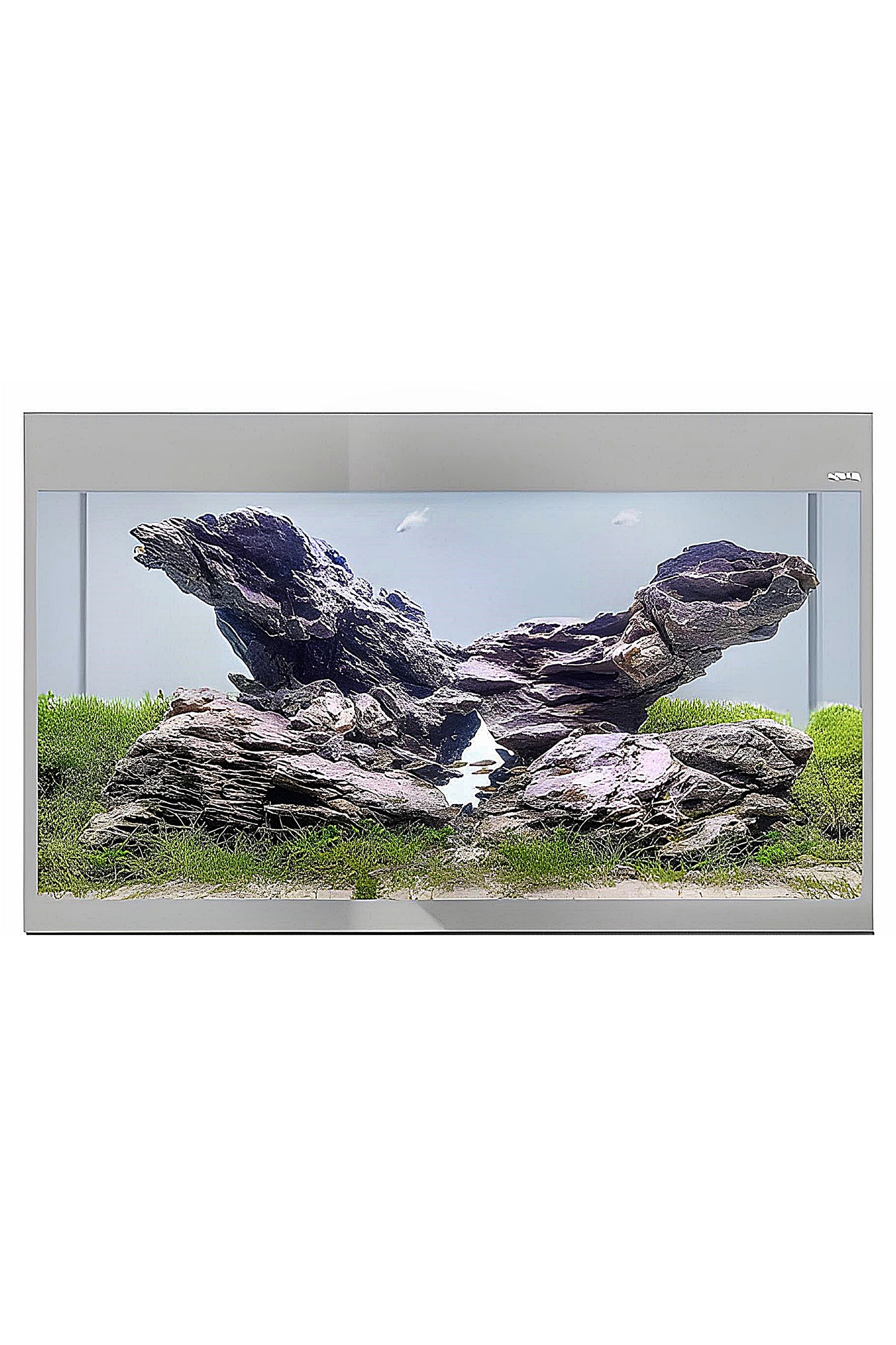 Acuario AQUAEL GLOSSY 100 GREY de 215 litros