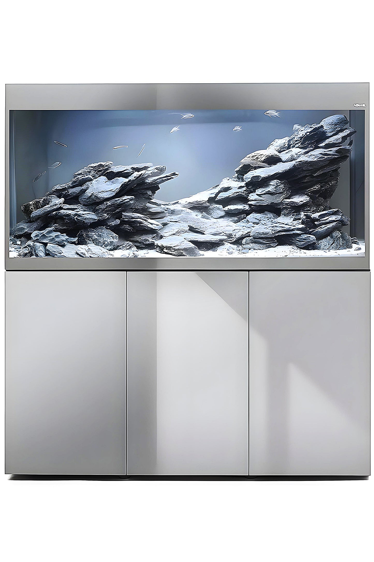 Acuario con mueble AQUAEL GLOSSY 150 GREY de 405 litros