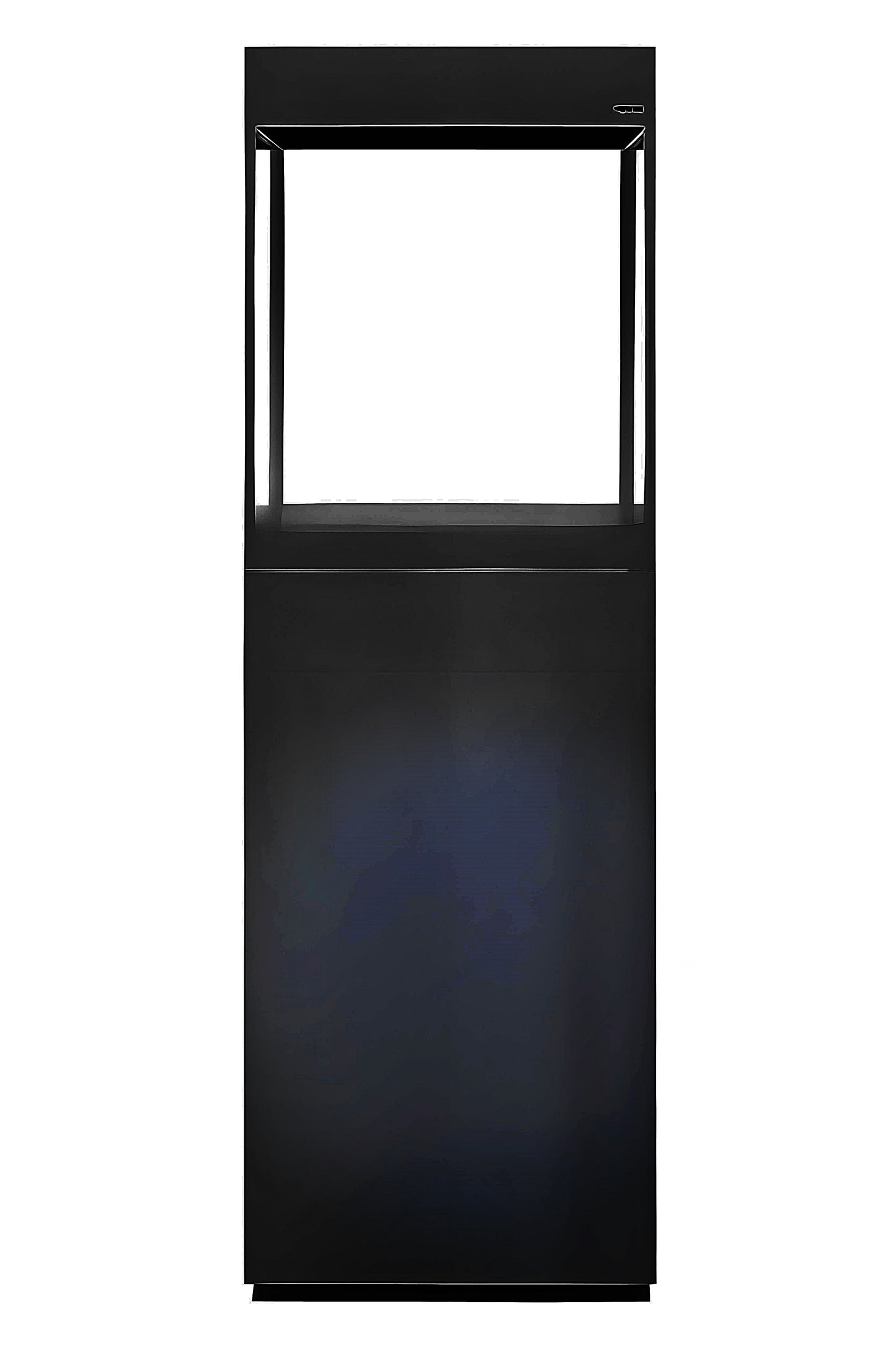 Acuario con mueble AQUAEL GLOSSY CUBE NEGRO de 135 litros