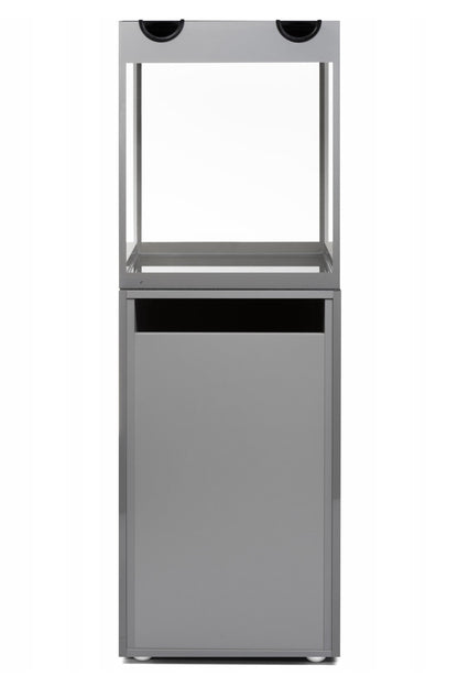 Acuario con mueble AQUAEL GLOSSY CUBE GREY de 135 litros