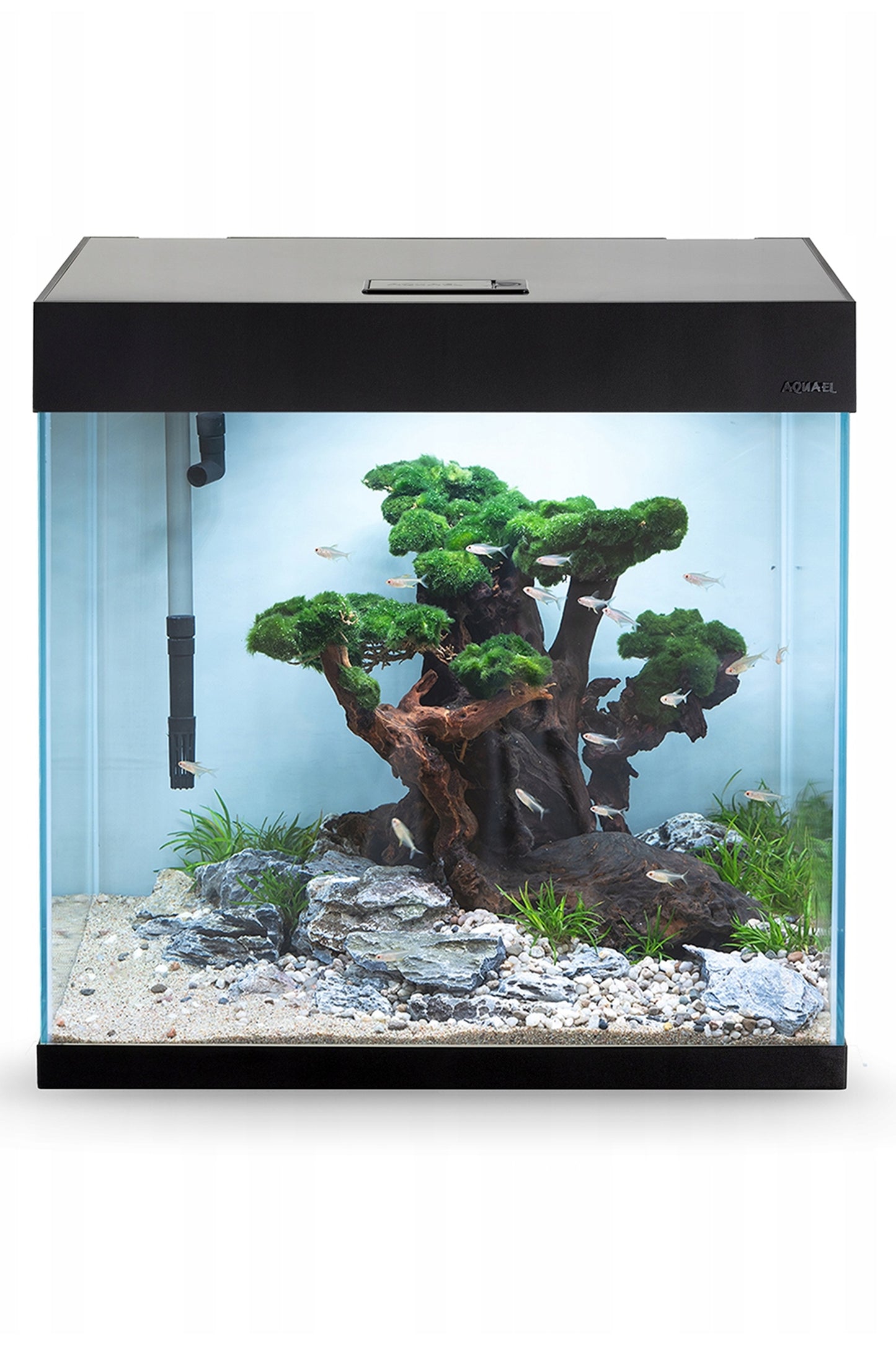 AQUAEL - Acuario OPTISET 130 litros en Negro