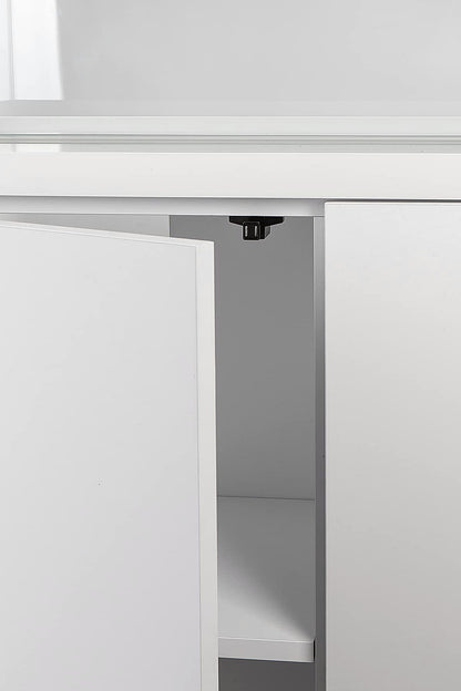 AQUAEL - Mesa para acuario OPTISET 130 litros en Blanco