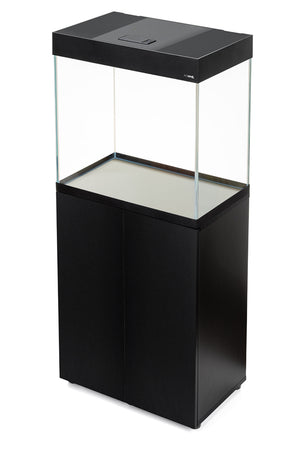 Acuario Optiset 130 litros con mueble Negro