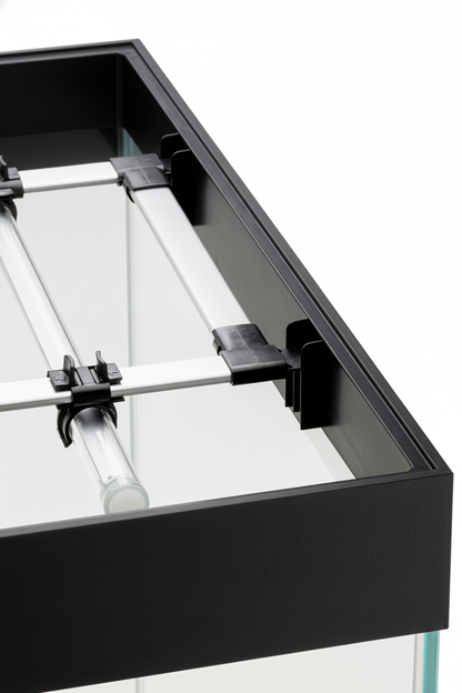 Acuario Optiset 130 litros con mueble Negro