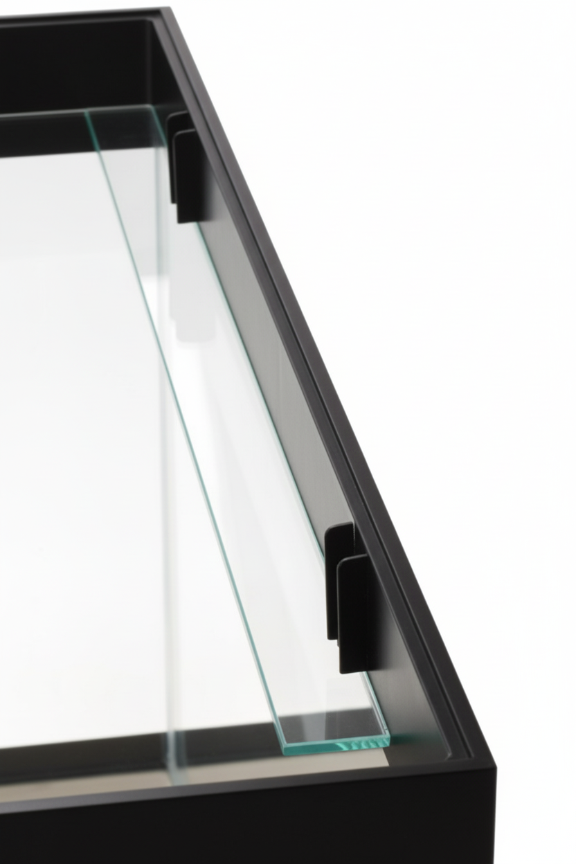 Acuario Optiset 240 litros con mueble Negro