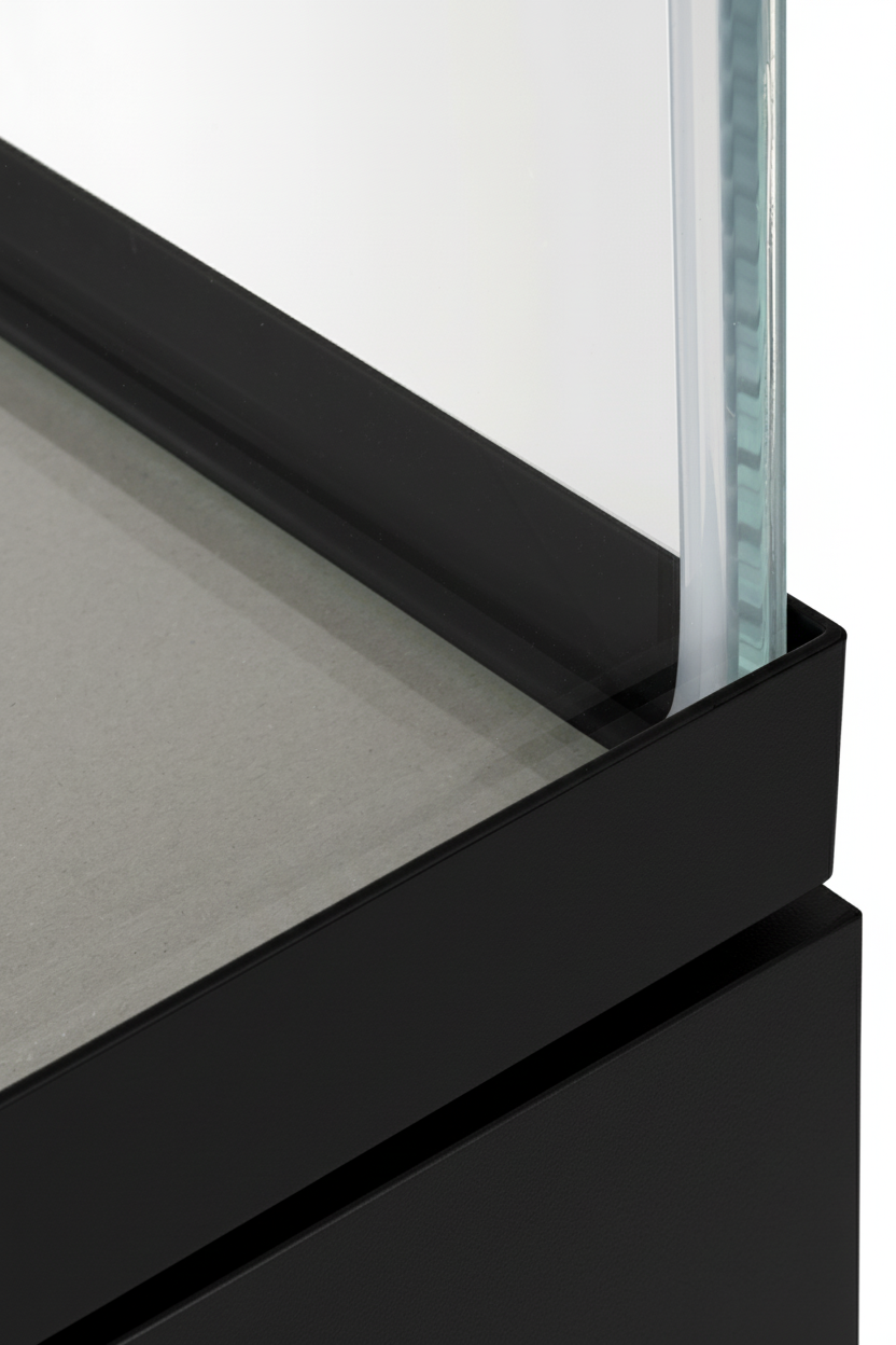 Acuario Optiset 200 litros con mueble Negro