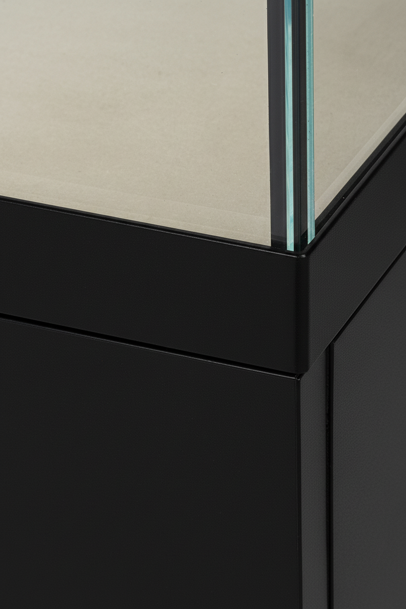 Acuario Optiset 240 litros con mueble Negro