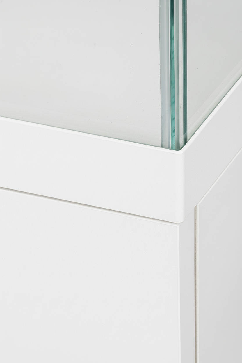 Acuario Optiset 200 litros  con mueble Blanco