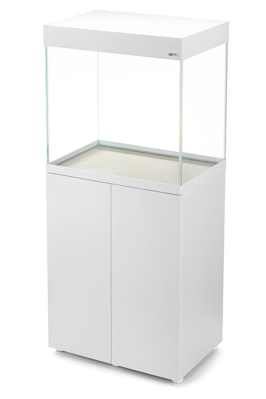 Acuario Optiset 130 litros con mueble Blanco