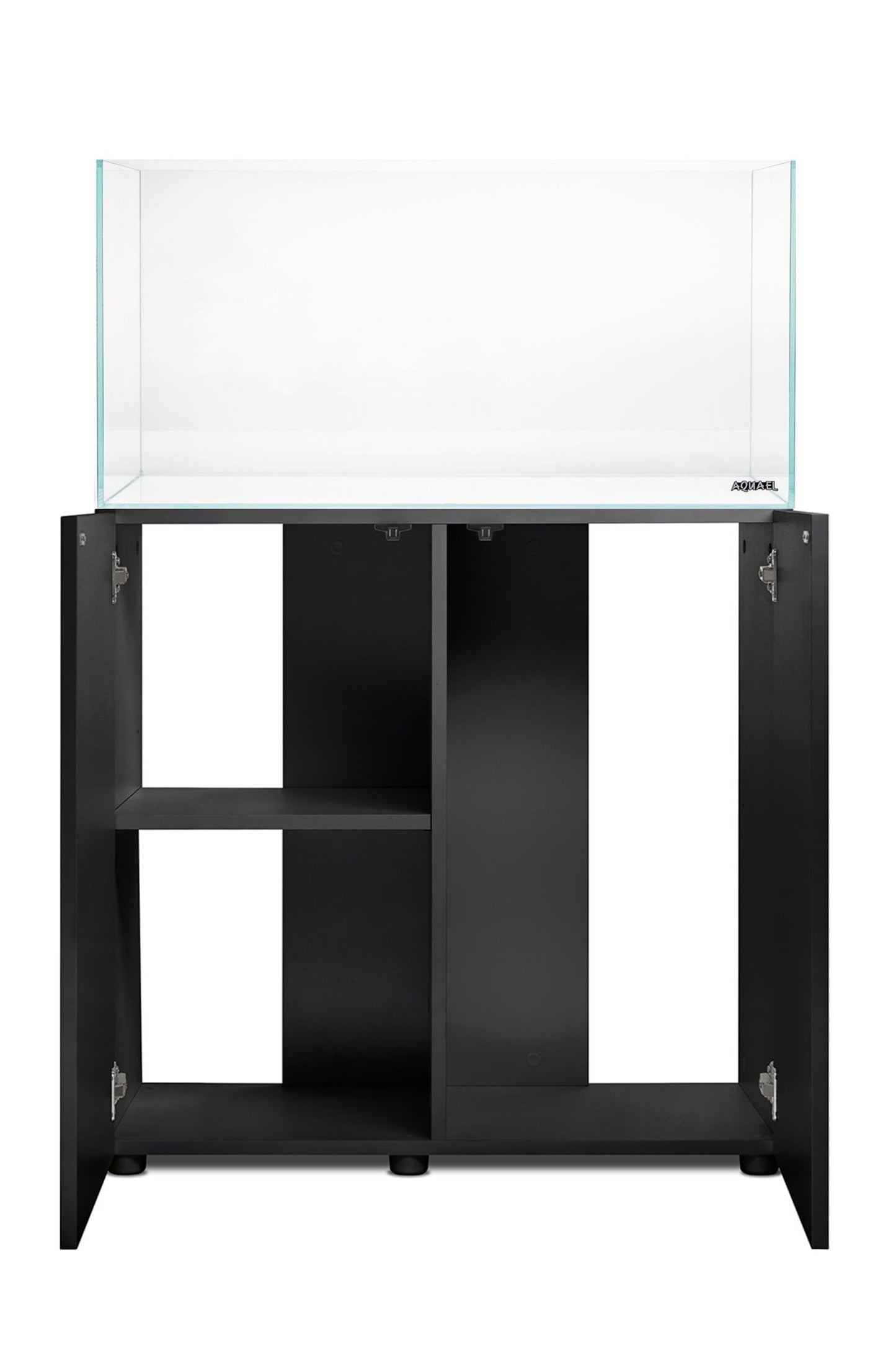 Opti Tank 80 de 112 litros - Urna de cristal óptico con mueble Negro