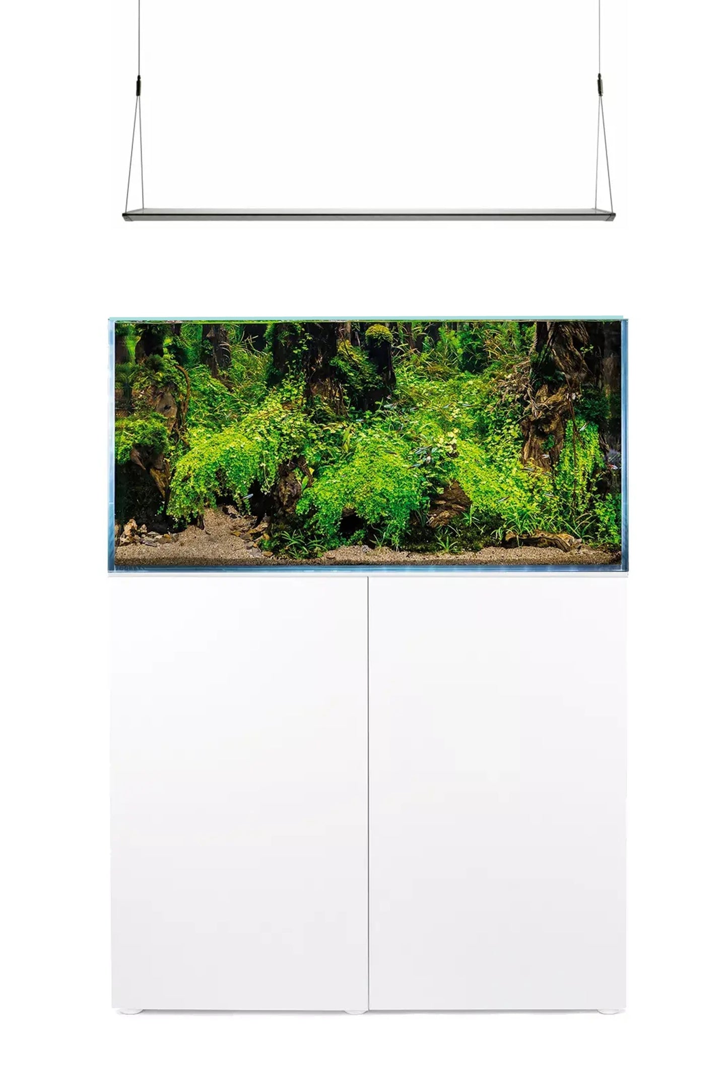 Acuario DIAMOND de 243 litros con mueble Blanco