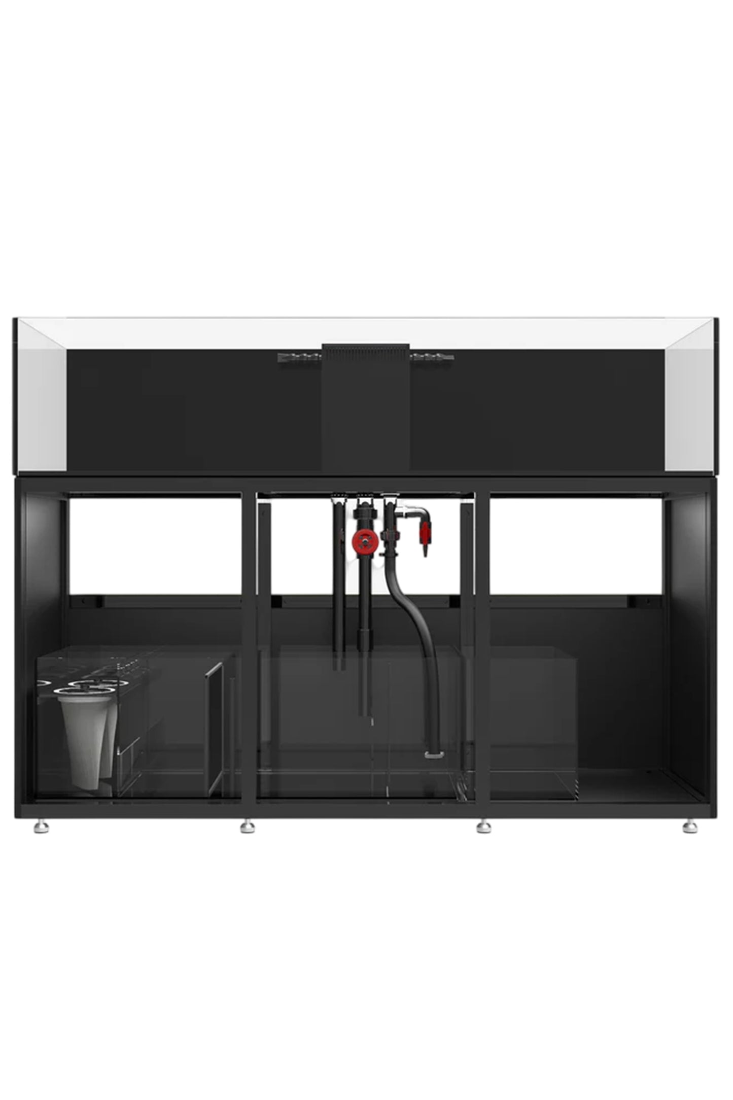 WATERBOX - Nuevo Acuario INFINIA FRAG 175.6 con mueble Negro de 446 litros