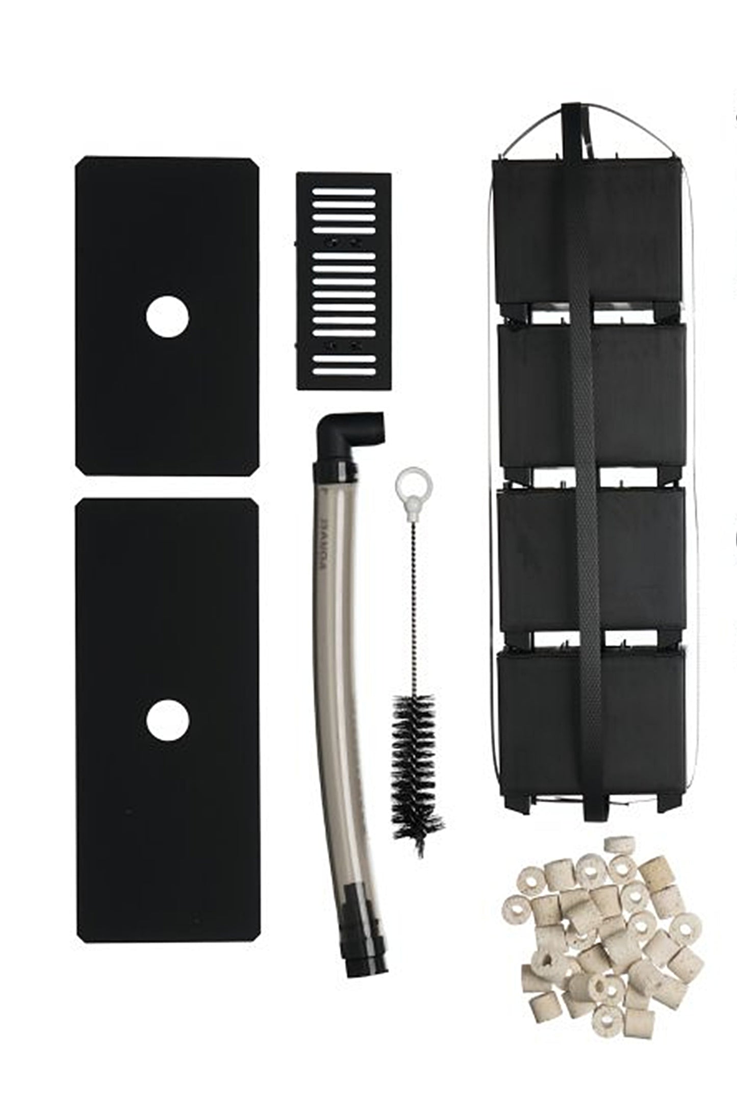 Acuario GLOSSY MARINE 60 de 170 litros con mueble negro