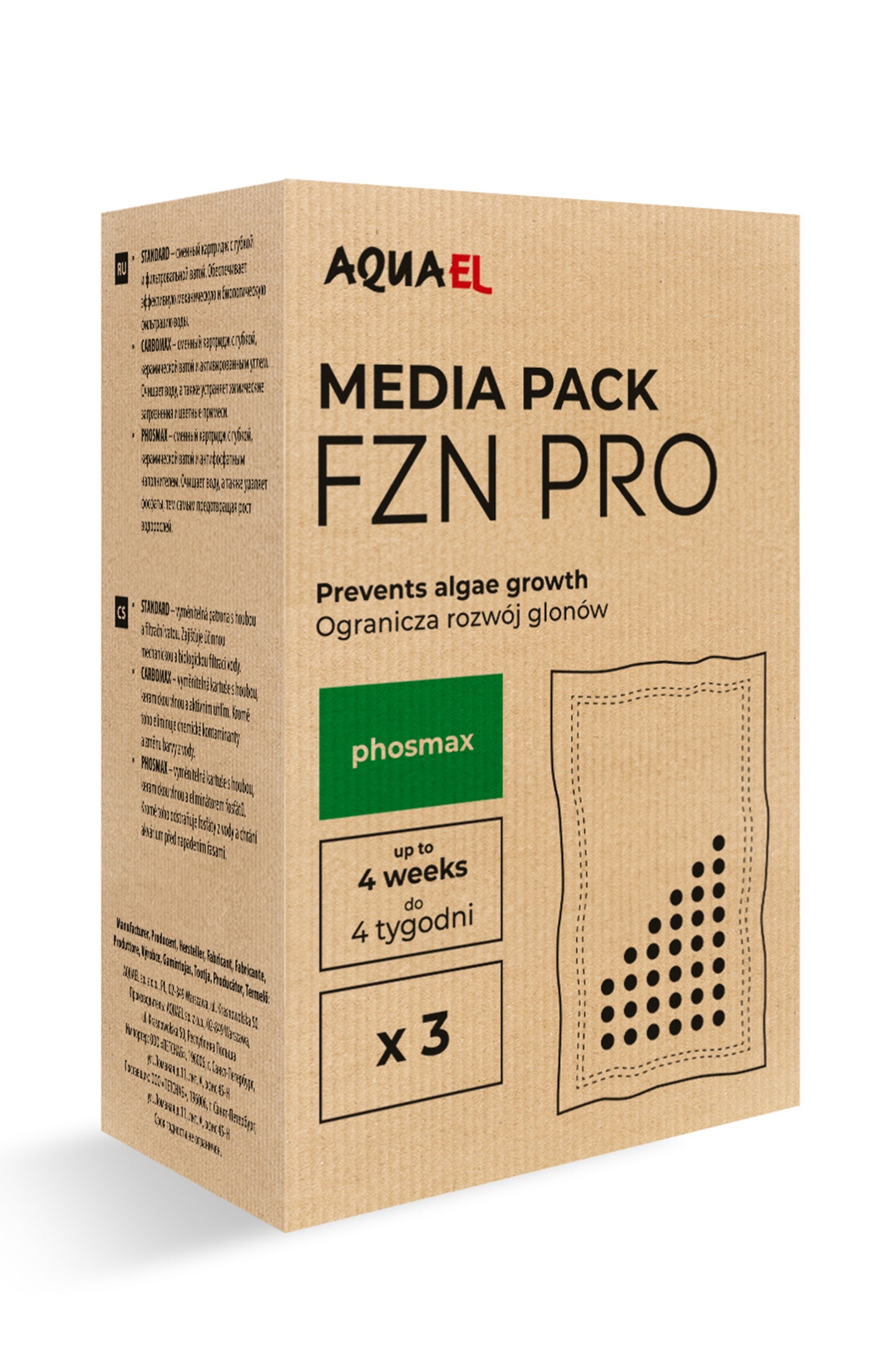 AQUAEL - MEDIA PACK FZN PRO PHOSMAX 3u.