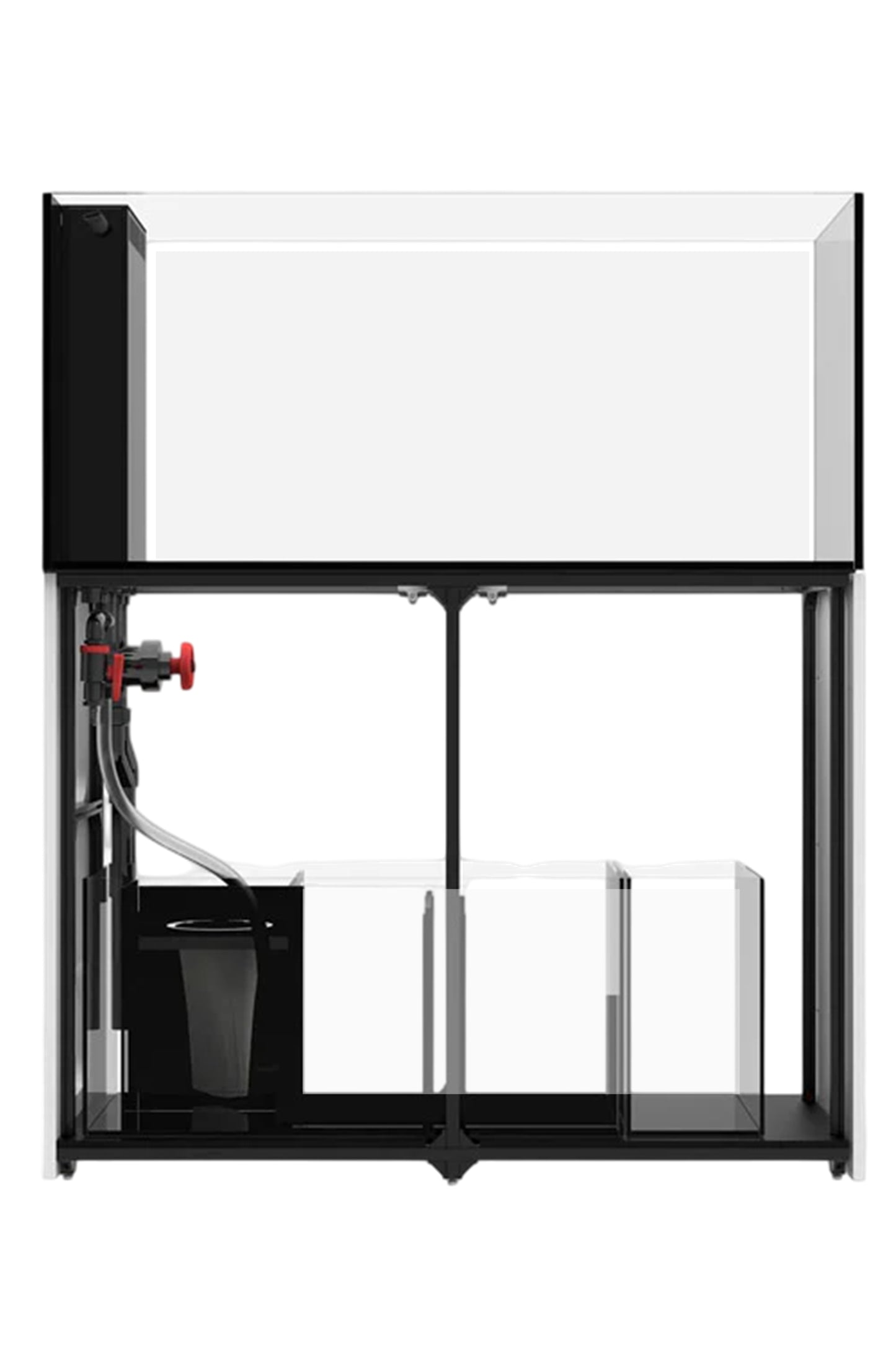 WATERBOX - Acuario PENINSULA de 300 litros con mueble Negro