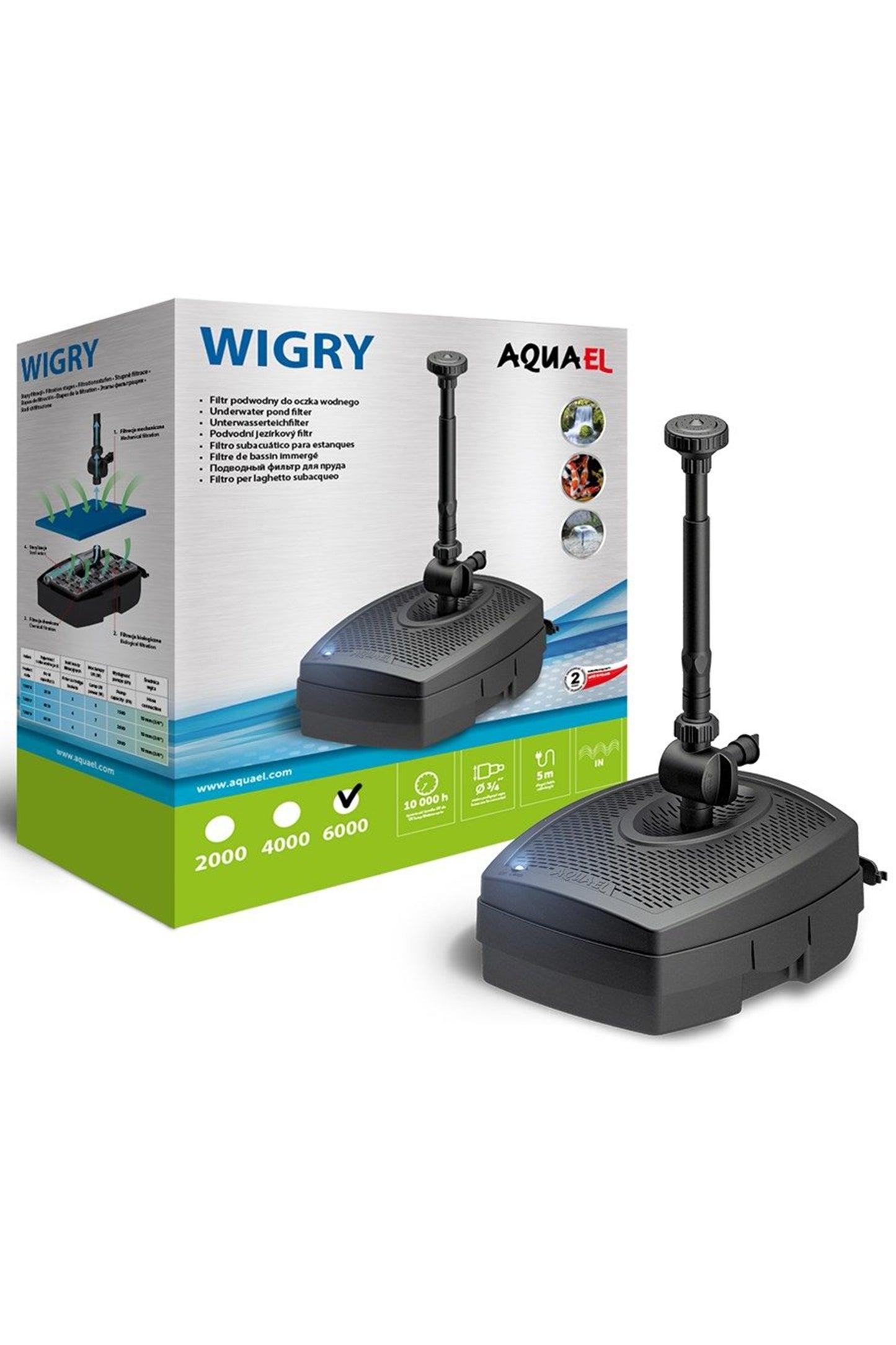 Aquael - Underwater Filter Wigry 6000