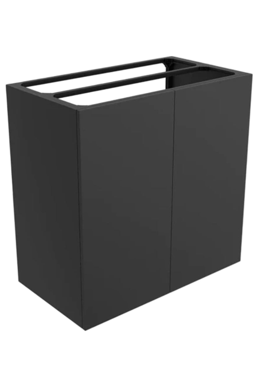 Mesa WATERBOX - Base de 90x50 cm en Negro