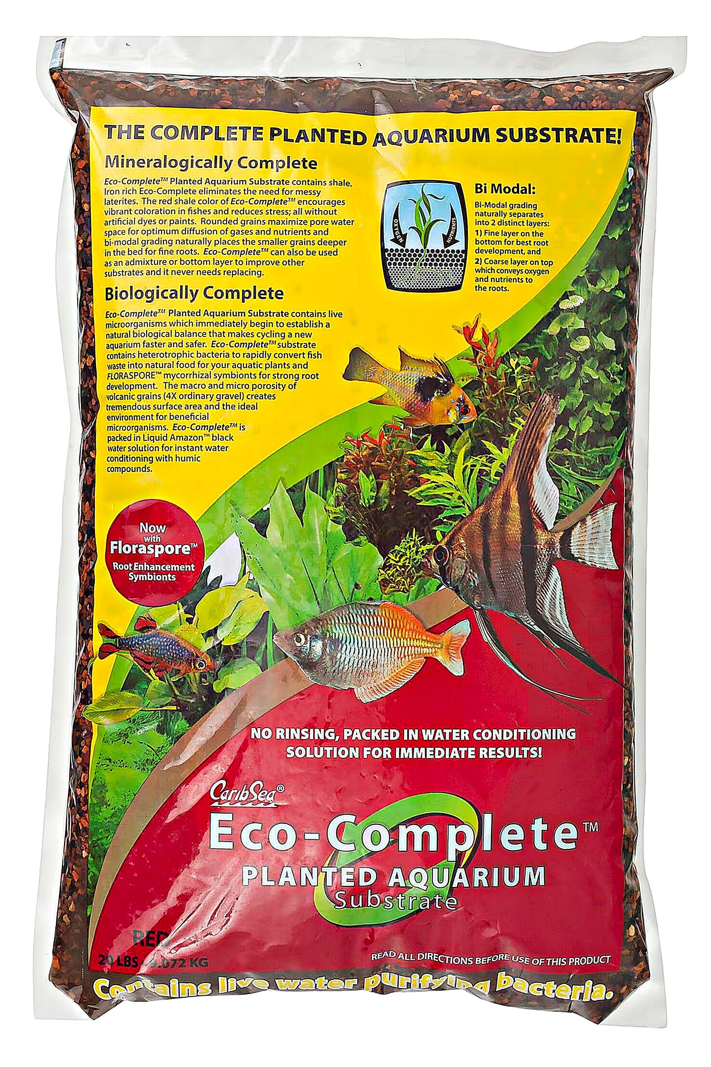 CARIBSEA - ECO-COMPLETE™ PLANTED - Planted Red 9,07 kg