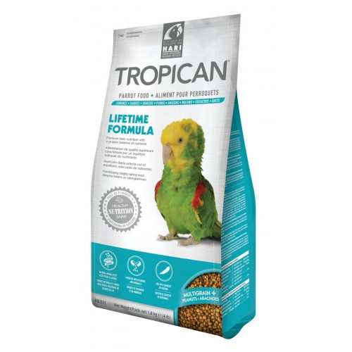 Tropican Mantenimiento Loros - 1,8kg (Pack de 4 uds)