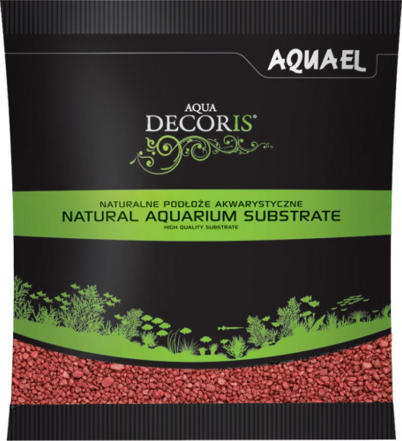 AQUAEL - Aqua Decoris Coloured Quarz Rojo (1 kg.)