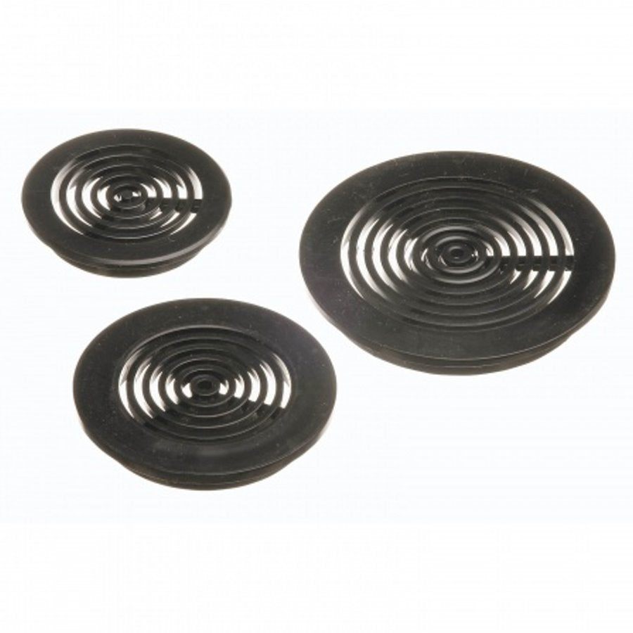 AquaMedic - Round Grate 50 mm. Black - Unidad.