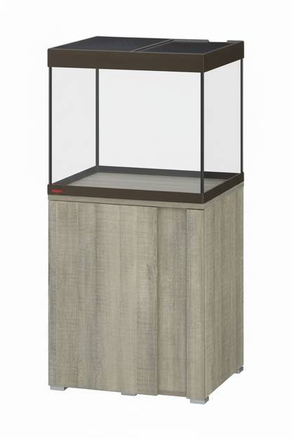 Acuario EHEIM VIVALINE BRONCE de 150 litros con mueble Roble