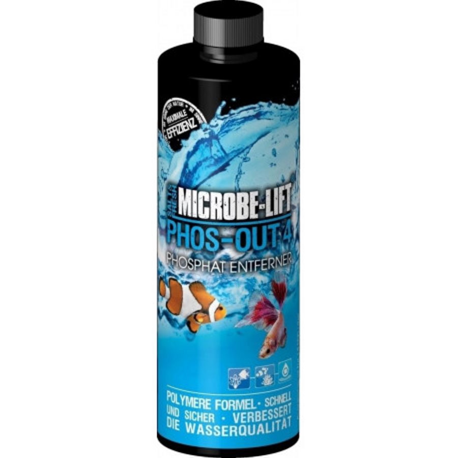 MICROBE LIFT - Phosphate Remover (Phos Out 4 L��Quido) 473 ml.