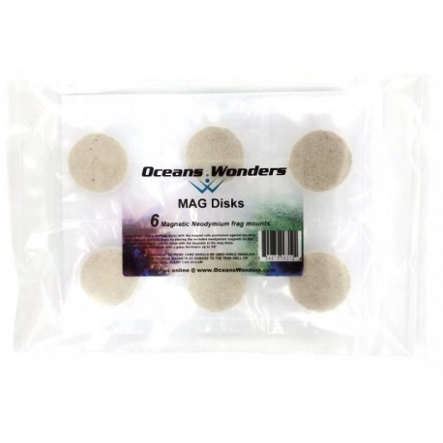 OceanWonders - Mag Disks 30mm. - 6 U.