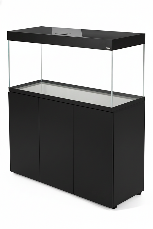 Acuario Optiset 240 litros con mueble Negro