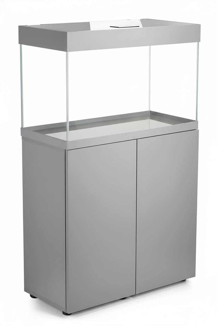 Acuario Optiset 125 litros con mueble Gris