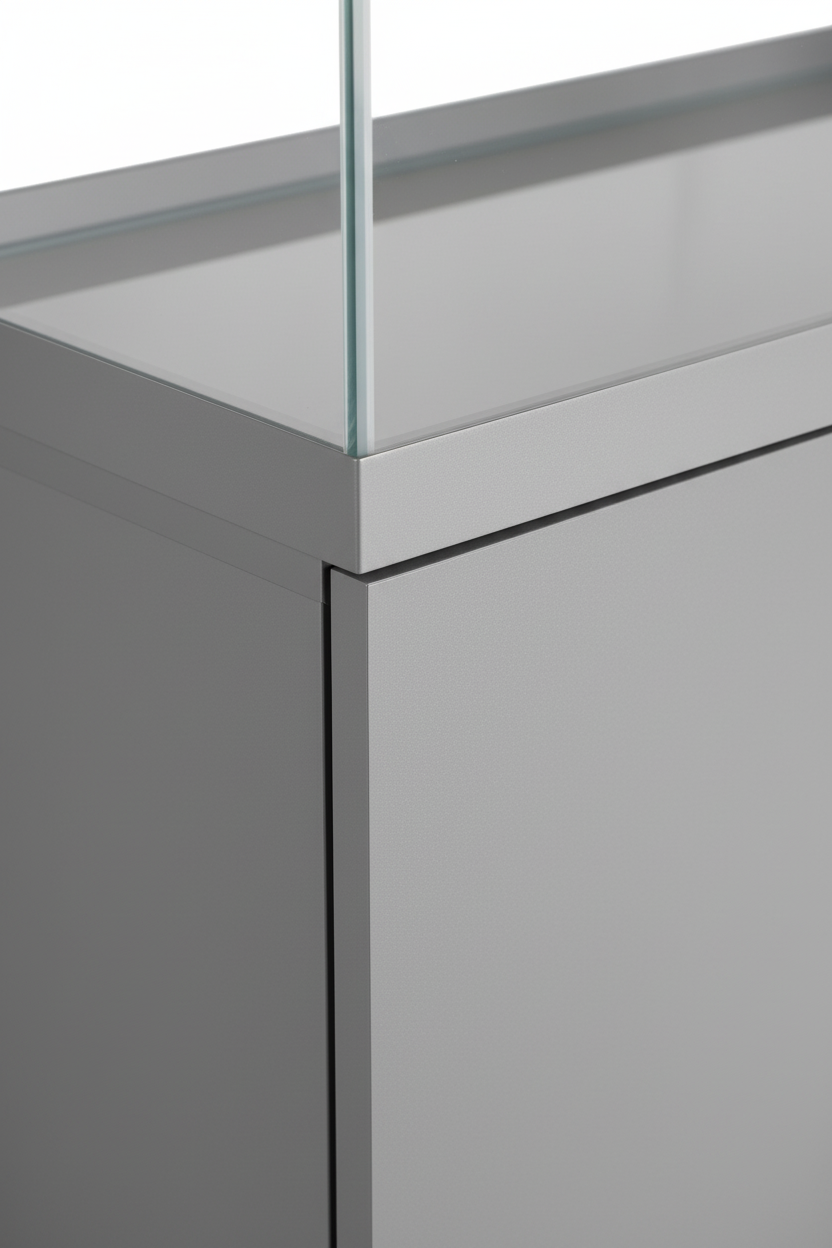 Acuario Optiset 125 litros con mueble Gris