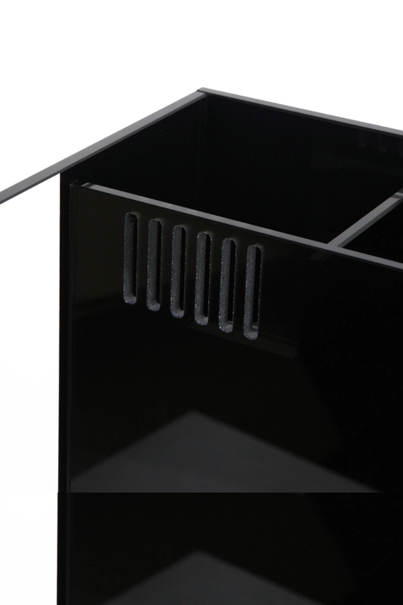 WATERBOX - Nuevo Acuario AIO 25 PENINSULA con mueble Negro de 90 litros