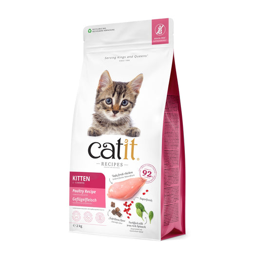 Catit Recipes Kitten Pollo de 2 kg (Pack de 4 uds)