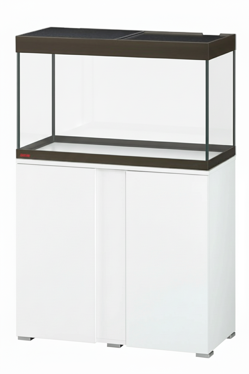 Acuario EHEIM VIVALINE BRONCE de 126 litros con mueble Blanco
