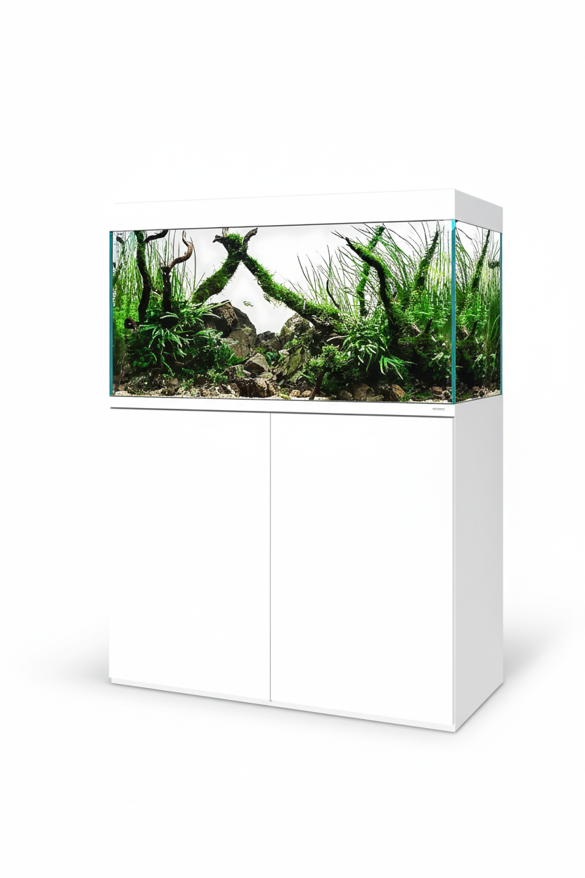WATERBOX - Acuario EDEN 80 con mesa Blanco de 302 litros