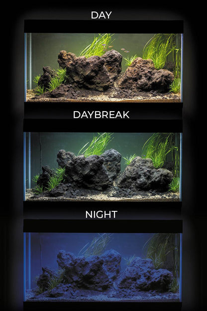 Acuario Optiset 125 litros con mueble Negro