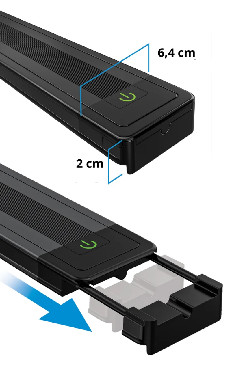 Fluval - Iluminación LED Plant 4.0 de 46W (88,2-125,8 cm)