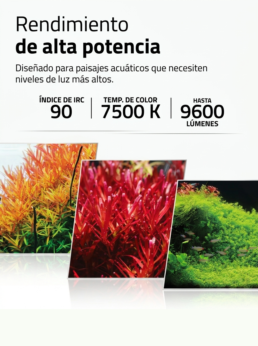 Fluval - Iluminación LED Plant PRO 4.0 de 38W (38,4-60 cm)