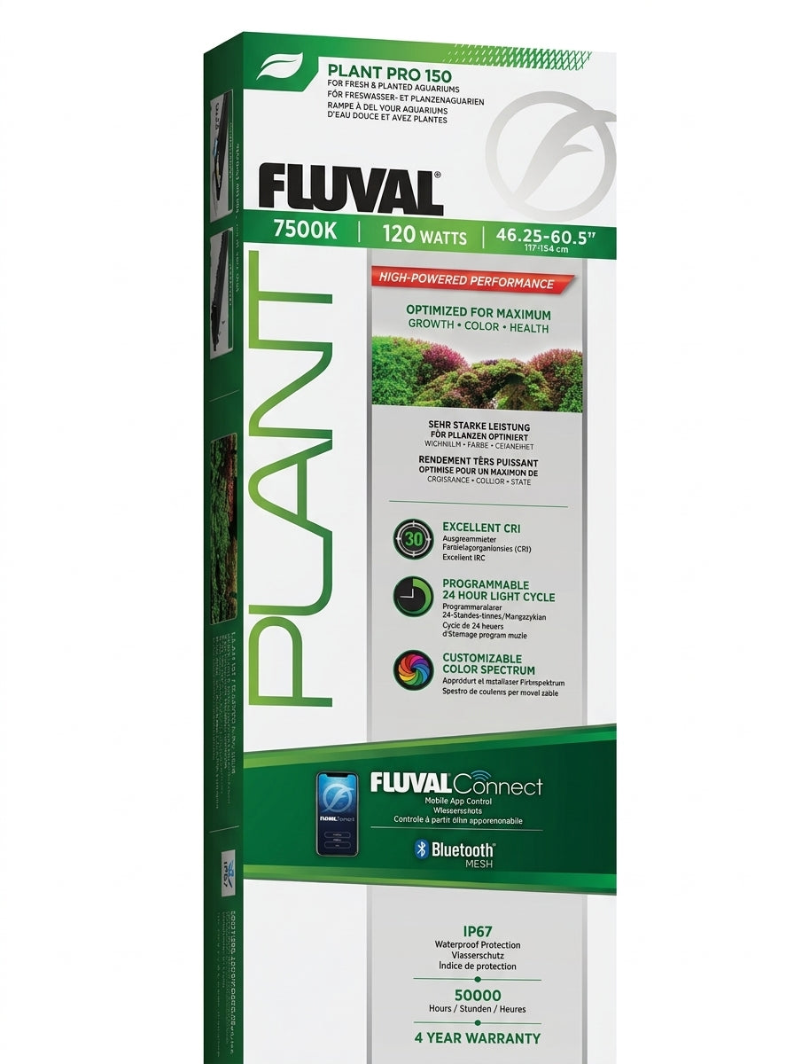 Fluval - Iluminación LED Plant PRO 4.0 de 120W (117,5-153,7 cm)
