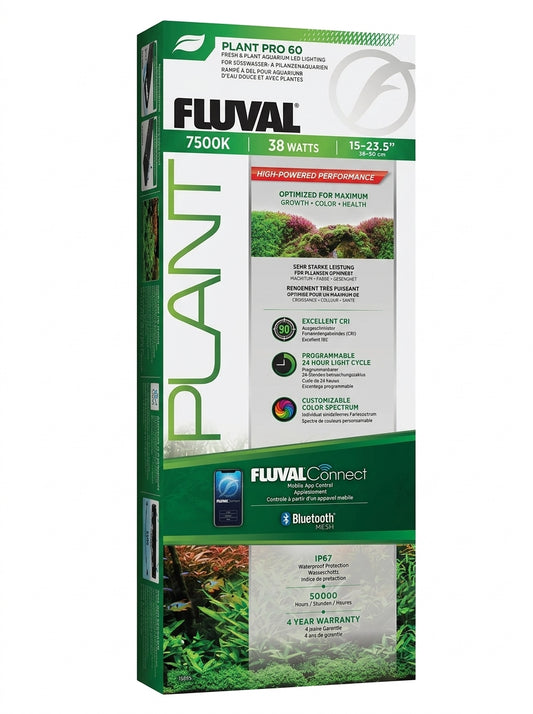Fluval - Iluminación LED Plant PRO 4.0 de 38W (38,4-60 cm)