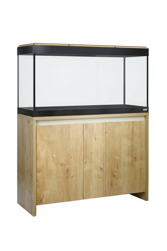 Acuario Roma 200 litros con mueble Roble