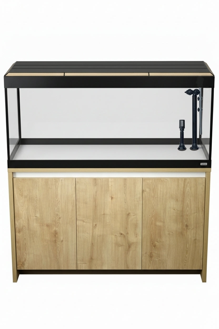 Acuario Roma 240 litros con mueble Roble