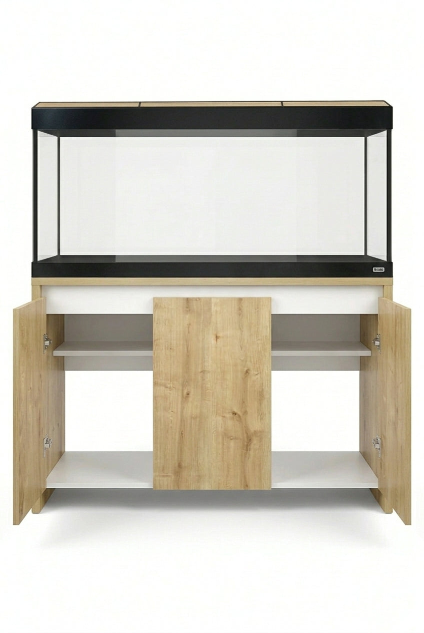 Acuario Roma 240 litros con mueble Roble