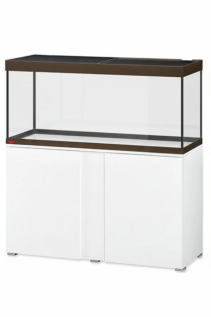Acuario VIVALINE LED BRONCE 240 litros con mueble Blanco