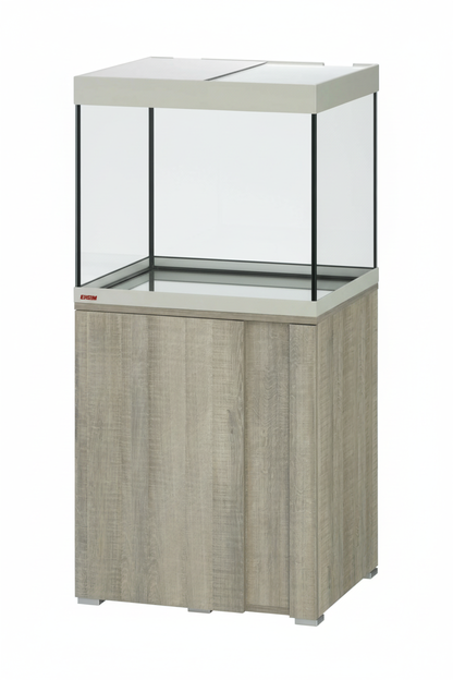 Acuario EHEIM VIVALINE LED 150 litros con mueble Roble gris